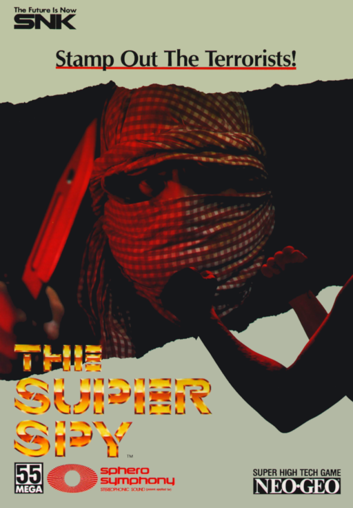 The Super Spy (NGM-011)(NGH-011) Arcade Game Cover